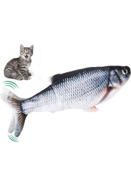 30 cm Elektronik Pet Kedi Oyuncak Elektrikli USB Şarj Simülasyon Balık Oyuncaklar Köpek Kedi Için Çiğneme Oynama Isırma Kedi Vagging Oyuncak Kedi Oyuncakları (Yurt Dışından)