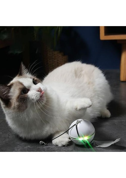 LED Işık Kedi Oyuncak Tüy Elektronik Interaktif Akıllı Top Pet Ürünleri Aksesuarlar Kedi Oyuncaklar Için Ilginç Ürünler Kedi Oyuncakları (Yurt Dışından) modelleri