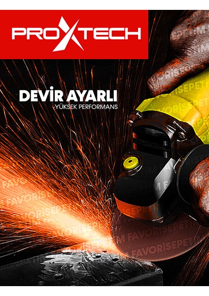Yüksektork Devir Ayarlı Spral Taşlama Makinası Avuç Içi Taşlama 115 mm 5 Adet Disk Hediye