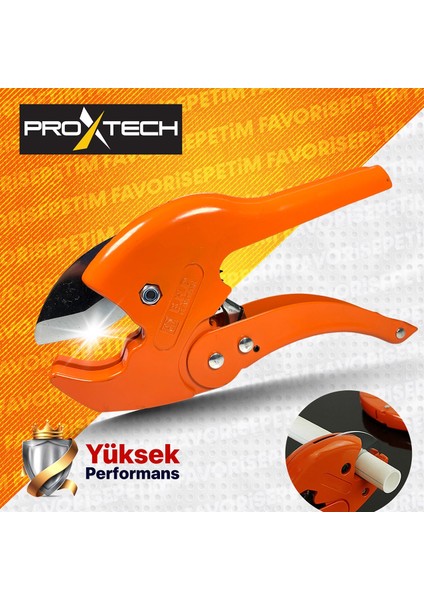 Profesyonel Keskin Pvc-Ppr Plastik Boru Kesme Makası 42mm