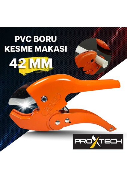 Profesyonel Keskin Pvc-Ppr Plastik Boru Kesme Makası 42mm
