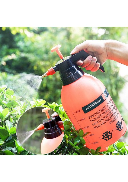 Profesyonel Çok Fonksiyonlu Bahçe Gübre Sulama Şişesi 2 Litre Sprey Püskürtücü Şişesi