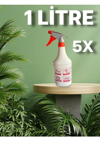 Profesyonel Çok Fonksiyonlu Taşınabilir 1 Litre 2 Litre Boş Fısfıs Sprey Şişesi 2li Set