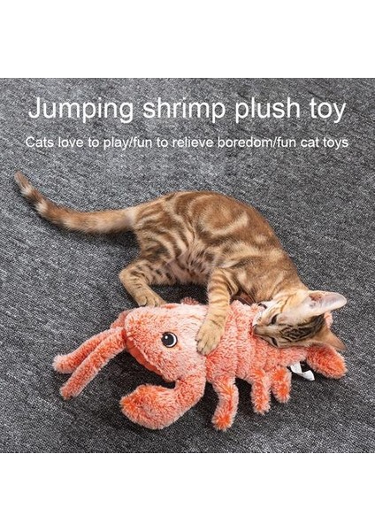 Elektronik Kedi Oyuncak USB Şarj Simülasyonu Için Lobste Oyuncaklar Köpek Kedi Çiğneme Oynama Isırma Oyuncak Kedi Wagging Oyuncak Diş Temizleyici Kedi Oyuncakları (Yurt Dışından)