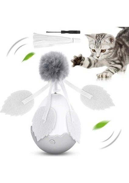 Pet Hareketli Oyuncak Akıllı Elektronik Tumbler Topu Interaktif Kedi Oyuncak Chaser Kittens Entertainment Egzersiz Kedi Oyuncakları (Yurt Dışından)