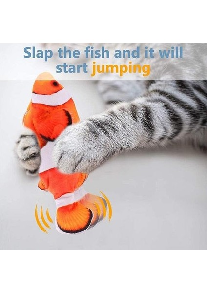 Elektronik Pet Kedi Oyuncak Peluş Elektrikli Wagging Balık Simülasyon Oyuncak Balık Için Balık USB Şarj Köpek Kedi Çiğneme Oynama Isırma Kedi Buzlama Kedi Oyuncakları (Yurt Dışından) fırsatları