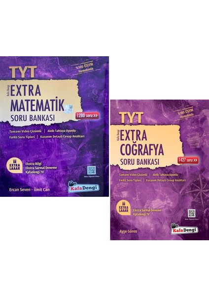 TYT 2023 Matematik + Coğrafya Extra Soru Seti 2 Kitap