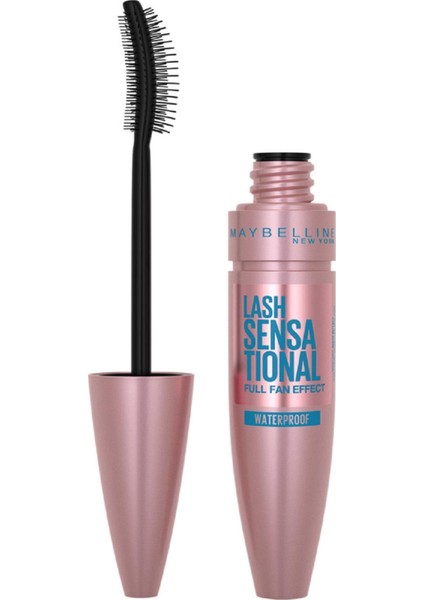 Maybelline Maskara Lash Sensational Yelpaze Etkili Suya Dayanıklı Siyah