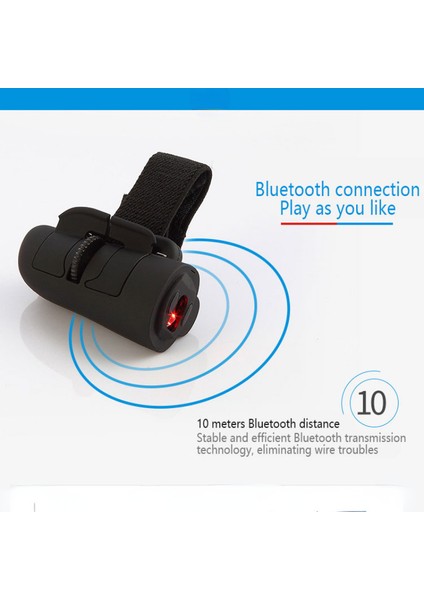 2.4g Kablosuz Mini Bluetooth Uyumlu Yüzüklü Parmak Mouse 1600 Dpı (Yurt Dışından)