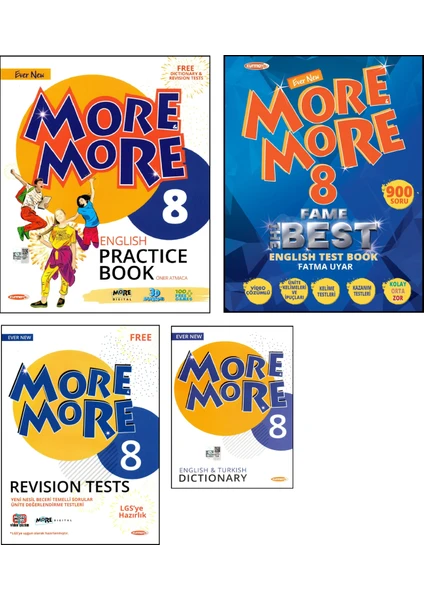 Fenomen Yayıncılık Kurmay Elt More And More 8. Sınıf Practice Book Seti - Fame The Best Test Book 2 Kitap 2022 - 2023