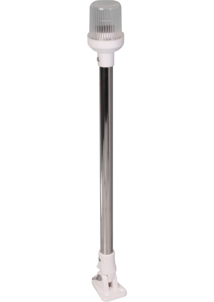 Çıpa Fenerli Bayrak Direği 24V 60CM (Ledli - Hareketli Ayak)