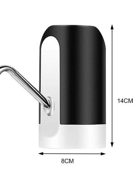 Otomatik Içme Suyu Şişesi Sebili Taşınabilir USB Şarj Edilebilir (Yurt Dışından)