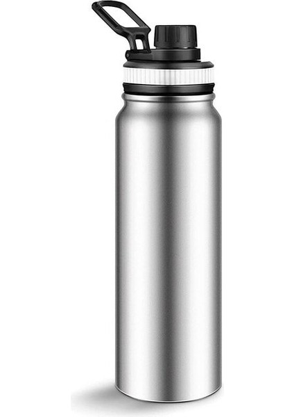 600ML Yalıtımlı Paslanmaz Çelik Spor Yalıtımlı Seyahat Şişesi Çift Duvarlı Termos (Yurt Dışından)