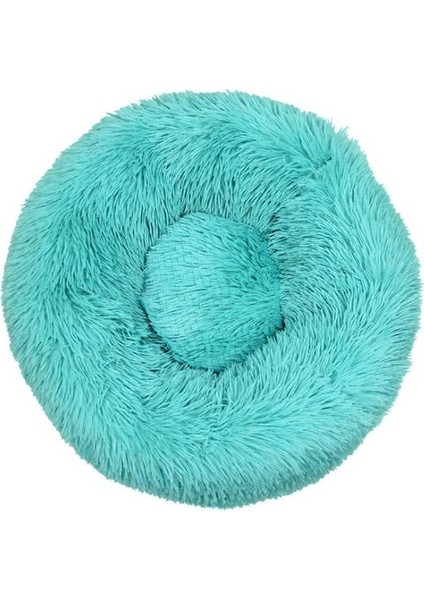 50CM Pet Kedi Yuvarlak Kabarık Yatak Peluş Mat (Yurt Dışından)