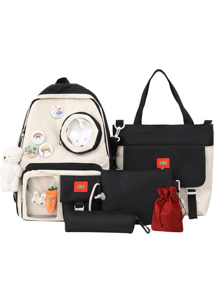 Figür Cepli Detaylı Okul Çantası Seti (Yurt Dışından)