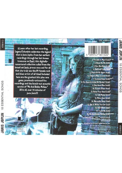 Janis Joplin – 18 Essential Songs CD