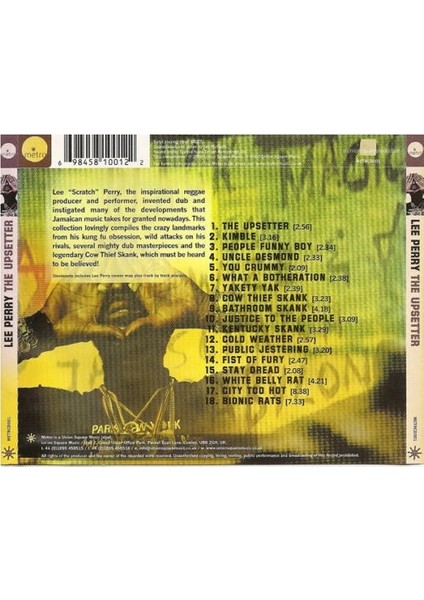 Lee Perry The Upsetter – Essential Madness From The Scratch File CD