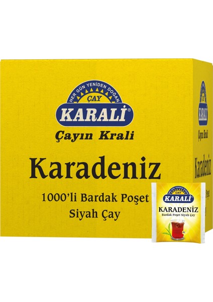 Karadeniz Bardak Poşet Siyah Çay 1000''li (1,5gr.)