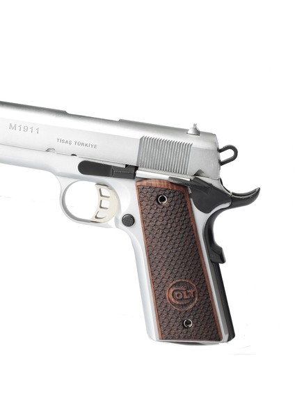 Colt 1911 Ceviz Ağacı Tabanca Kabzesi