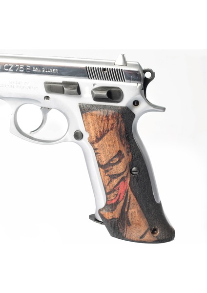 Cz 75B Atış Tabanca Kabzesi Ceviz Ağacı Joker Temalı T94 fiyatları