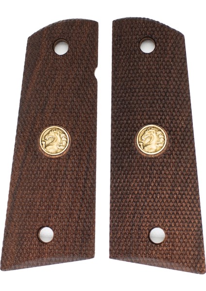 Colt 1911 Ahşap Tabanca Kabzesi