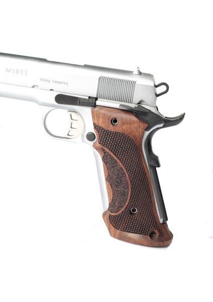 Colt 1911 Atış Kabzesi Doğal Ceviz Ağacı T98