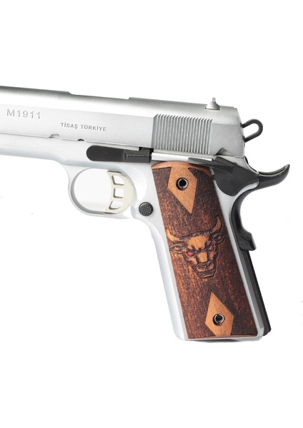 Colt 1911 Ceviz Ağacı Tabanca Kabzesi fiyatları