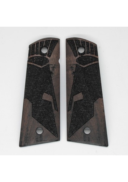 Colt 1911 Ahşap Tabanca Kabzesi