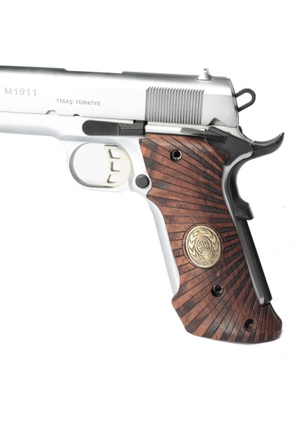 Colt 1911 Atış Kabzesi Doğal Ceviz Ağacı T119