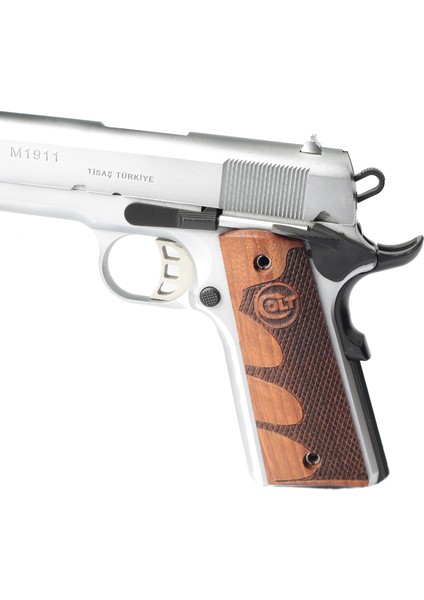 Colt 1911 Ceviz Ağacı Tabanca Kabzesi