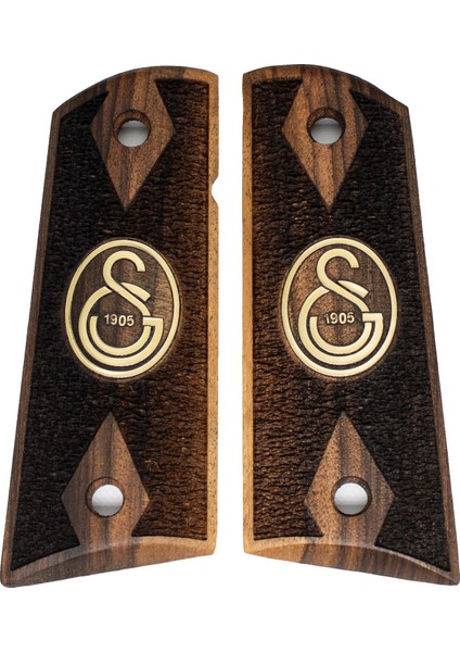 Colt 1911 Ceviz Ağacı Tabanca Kabzesi