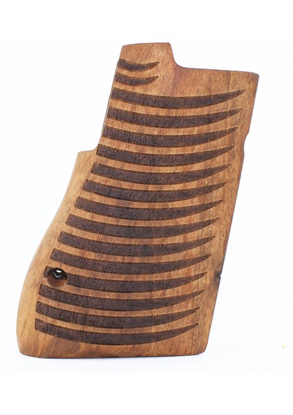 Desert Eagle Çizik Motif Ceviz Ağacı Ahşap Tabanca Kabzesi