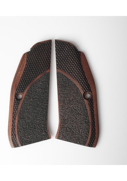 Cz Shadow 2 Ince Çift Motif Çizgi Ceviz Ağacı Ahşap Kabze T99