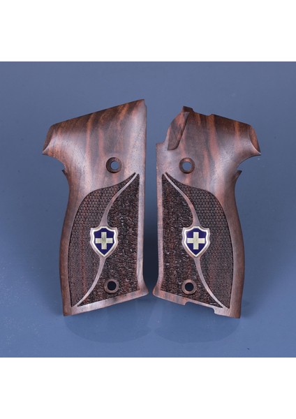 Sıg P220 Ahşap Tabanca Kabzesi T158-1