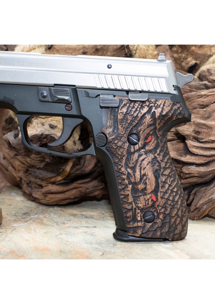 Sıg Sauer P229 Ceviz Ağacı Kabze T13