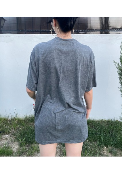 Oxford Baskılı Oversize Tişört fiyatları