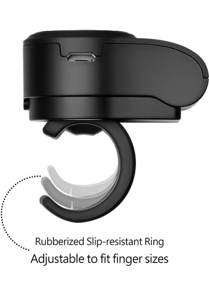 Kablosuz Sunucu Rf 2.4g Parmak Yüzük Uzaktan Powerpoint Ppt Slaytlar Clicker Kalem Şarj Edilebilir indirimleri