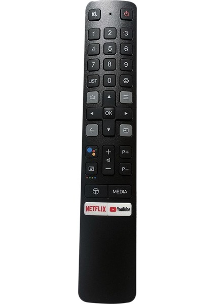 Sesli Kontrol Uzaktan Kumandası, Tcl Sesli LCD LED Tv Için Uzaktan Kumanda RC901V Netflix / Youtube Için Yedek Uzaktan Kumanda