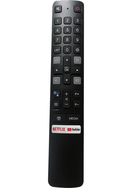 Sesli Kontrol Uzaktan Kumandası, Tcl Sesli LCD LED Tv Için Uzaktan Kumanda RC901V Netflix / Youtube Için Yedek Uzaktan Kumanda