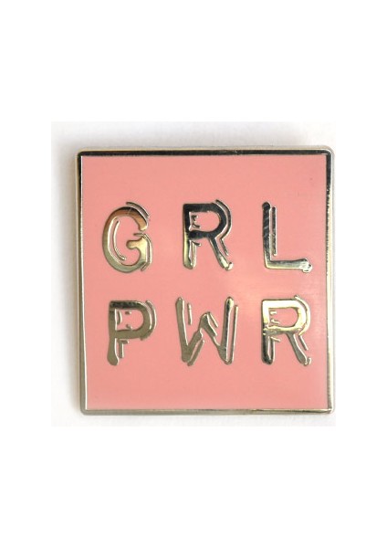 “grl Pwr” Broş