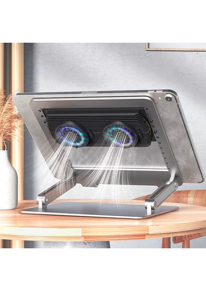 DP01 Çift Fanlı Dizüstü Bilgisayar Laptop Soğutucu Stand