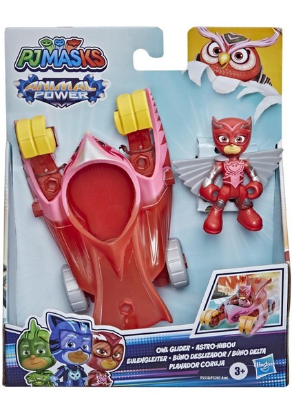 Pijamaskeliler Animal Power Baykuş Kız ve Baykuş-Araç - F5338