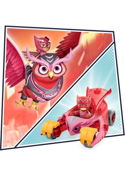 Pijamaskeliler Animal Power Baykuş Kız ve Baykuş-Araç - F5338 fırsatları
