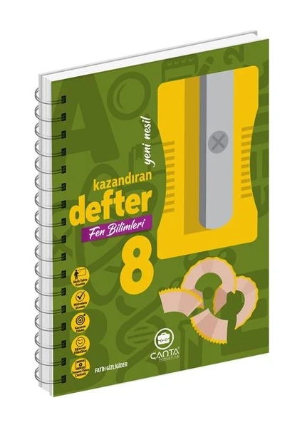 Çanta Yayınları 8.Sınıf Fen Bilimleri Okula Yardımcı Kazandıran Defter