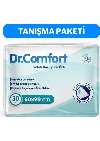 Dr Comfort 60X90 Yatak Koruyucu Örtü 30'lu 1 Paket 30 Adet