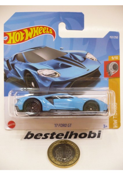 Hot Wheels Ford Gt 2017 Blue Hot Wheels