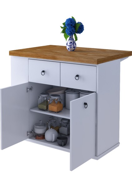 Lalin Mutfak Adası Dolaplı Çok Amaçlı Çekmeceli Kapaklı Mdf modelleri