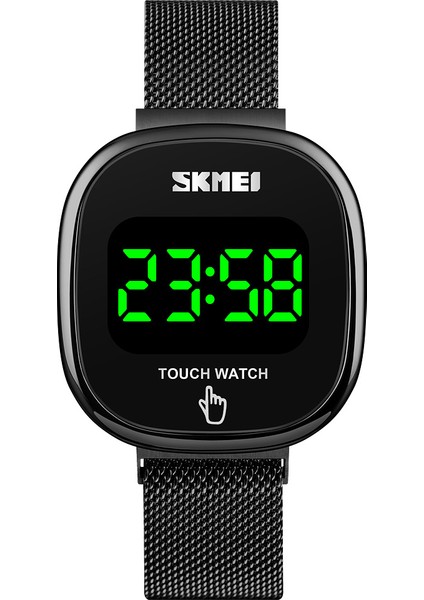 Erkekler / Kadınlar Için Basit LED Saatler Suya Dayanıklı Dijital Kare Kadran Manyetik (Yurt Dışından)