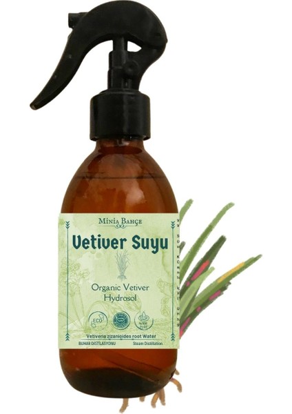 Vetiver Suyu - Doğal Hidrosol, 250ML