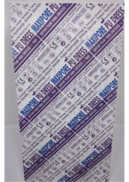 Pu Dress Su Geçirmez Film Bakım Örtüsü 10Cm X 25Cm 25 Adet